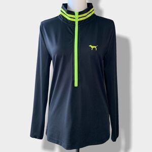 🖤 Victoria’s Secret PINK | Half Zip Neon Pull Over